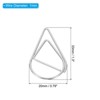 Unique Bargains Drop-Shaped Metal Prevent Tearing Pages Home Office Paper Clip 50 Pcs - 2 of 4