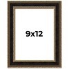 PosterPalooza | Photo Size Ornate Brown Picture Frame - UV Acrylic, Foam Board Backing, Hanging Hardware - 2 of 4