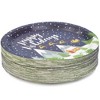Blue Panda 80 Pack "Happy Holidays" Paper Plates, Christmas Party Supplies with Reindeer Design, 9 In - 4 of 4