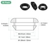 Unique Bargains Rubber Corrosion-Resistant Snap-in Locking Hole Plugs Black - 3 of 4