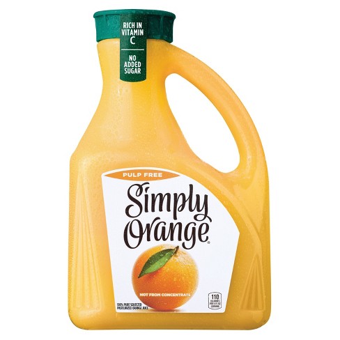 Simply Orange Pulp Free Juice - 89 fl oz - image 1 of 4