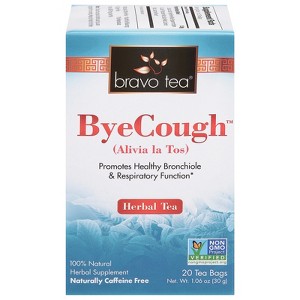 Bravo Teas & Herbs Bye Cough Tea - 1 Box/20 Bags - 1 of 2