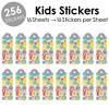 Big Dot of Happiness Hippity Hoppity - Easter Bunny Party Favor Kids Stickers - 16 Sheets - 256 Stickers - image 2 of 4