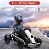24V Ride-On Go Kart, Electric Battery-Powered Drift Kart with Dual 300W Motors, 8 MPH, Music & Horn, Outdoor Electric Car for Ages 8+ - 3 of 4