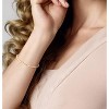 Italian 925 Silver Bracelet: 18K Gold Plated Cube Bead Chain for Men & Women - 3 of 4