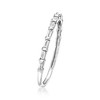 RS Pure by Ross-Simons 0.20 ct. t.w. Baguette Diamond Ring in Sterling Silver - 3 of 4