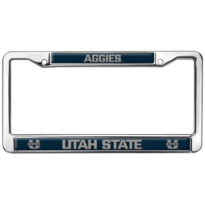 Utah State University Aggies Design Full Size Standard License Plate Metal Frame