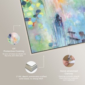 Art Remedy Doll Memories - Fun Papers I Colorful Abstract Wall Art Framed - 1 of 4