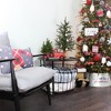 AuldHome Design Mini Christmas Trees, 3pk; Pine Tree Greenery Tabletop Holiday Decor - 4 of 4