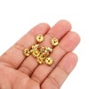 Unique Bargains Rhinestone Small Round Bulk Glass Spacer Beads for Jewelry Making Gold 0.31" 100 Pcs - 3 of 4