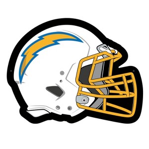 Evergreen Ultra-Thin Edgelight LED Wall Decor, Helmet, Los Angeles Chargers- 19.5 x 15 Inches Made In USA - 1 of 4