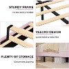 Bed Frame with Adjustable Upholstered Headboard, No Box Spring Needed,Easy Assembly - 4 of 4