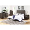 Steve Silver Co. King Broomfield Panel Bed Walnut: Modern Style, No Box Spring Needed, Metal Reinforcement - image 2 of 4