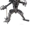 Cyberpunk Predator Warrior Statue 9" H – Handmade Metal Figure with Shield & Flail By Old Modern Handicrafts - 2 of 4
