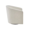 Amber Swivel Chair Ivory - Martha Stewart: Transitional Upholstered Accent, Metal Legs, Foam Fill - image 4 of 4