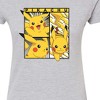 Women's - Pokémon - Pikachu Poses Fitted Graphic T-Shirt - 2 of 3