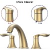 Coucheta 8" Widespread Bathroom Faucets - 3-Hole Design with Pop-Up Drain & cUPC Hoses in Multiple Finishes, Single & 2-Pack Options - 4 of 4