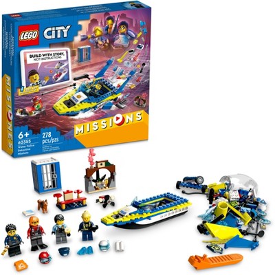 Het is goedkoop uit charme Lego City Water Police Detective Missions Set With App 60355 : Target