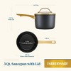 Farberware Forged Induction 3qt Ceramic Nonstick Covered Sauce pan: Dishwasher-Safe, Tempered Glass Lid, Stainless Steel Handle - 2 of 4