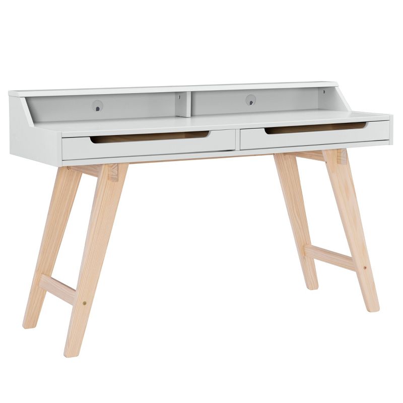 Sloan Modern 2 Drawer Desk White - Linon, 1 of 18