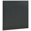 vidaXL 4-Panel Room Divider Anthracite 63"x70.9" Steel - 3 of 4