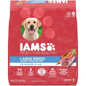 IAMS Proactive Health Lamb and Rice Flavor Large Breed Adult Dry Dog Food - 1 of 4
