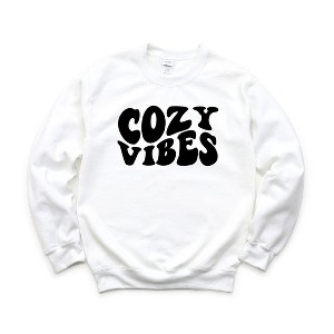 Simply Sage Market Women's Graphic Sweatshirt Cozy Vibes - 1 of 2