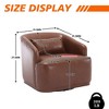 MOONMISS 360 Degree Swivel Barrel Club Chair,Leisure Arm Chair for Nursery,Hotel,Bedroom,Office,Lounge - 3 of 4