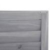 WELLFOR 90 gal 3 tier Wood Deck Box Gray - 3 of 4