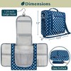 PAVILIA Toiletry Bag Travel Women Men, Hanging Water Resistant Makeup Accessories Cosmetic Organizer Large Essential Kit - 2 of 4