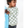 Organic Cotton Sweatshirt | Green Checkered | Charlie Lou Baby - 4 of 4