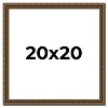 PosterPalooza | Square Sculpted Gold Picture Frame - UV Acrylic, Foam Board Backing, Hanging Hardware - 2 of 4