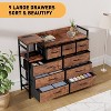 9 Drawers Dresser for Bedroom, Fabric Chest of Drawers with Storage Drawers for Entryway, Closet, Living Room - 3 of 4