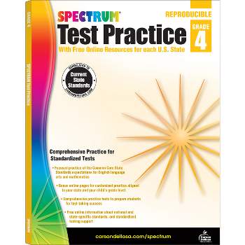 Spectrum Test Practice, Grade 4 - (Paperback)