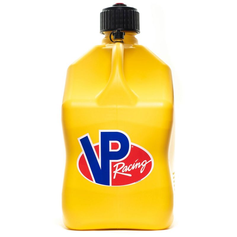 VP Racing 5.5 Gal Motorsport Racing Liquid Container Utility Jug Can w/ Contoured Handle, Multipurpose Cap and Rubber Gaskets, Yellow (12 Pack), 3 of 7