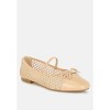 Omela Woven Bow Detail Ballerinas Women - 2 of 4