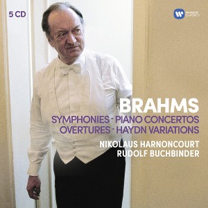 Brahms & Haydn & Nikolaus Harnoncourt - Brahms: Symphonies, Overtures, Haydn, Variations, Piano Concertos (CD) - 1 of 1
