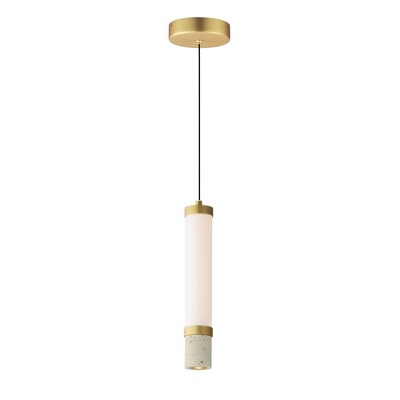 ET2 Lighting Travertine 2 - Light Pendant in  Travertine/Gold