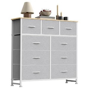 CAVINAS 7-Drawer Tall Dresser for Bedroom, Versatile Fabric Chest of Drawers, Storage Cabinet with Wooden Top for Closet/Entryway/Nursery - 1 of 4