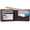 Alpine Swiss RFID Mathias Mens Wallet Deluxe Capacity Passcase Bifold With Divided Bill Section Camden Collection Comes in a Gift Box - 3 of 4