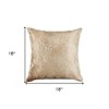 HomeRoots 18" Natural Cowhide Throw Pillow - 3 of 4