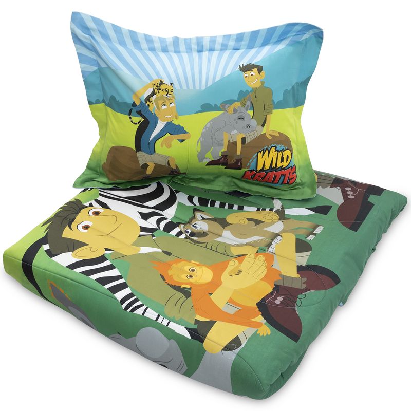 Wild Kratts Baby Animal Print Comforter and Sham Set - Twin, 2 of 6