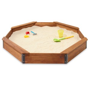 Badger Basket XL Octagon Sandbox with Cover & Benches - 1 of 4