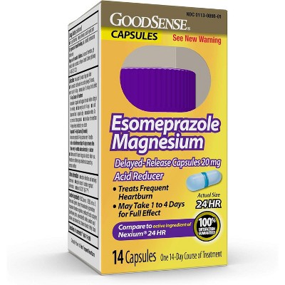 Good Sense Esomeprazole Magnesium Delayed-Release Capsules, 14 Ct