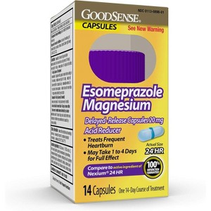 Good Sense Esomeprazole Magnesium Delayed-Release Capsules, 14 Ct - 1 of 4