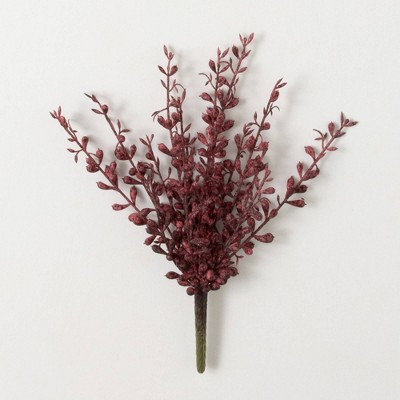 Sullivans Artificial Burgundy Baby Tears Pick 14.5"H; Burgundy