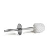 Moda at Home 14"x3.5" Kanata Toilet Bowl Brush Black - 2 of 2