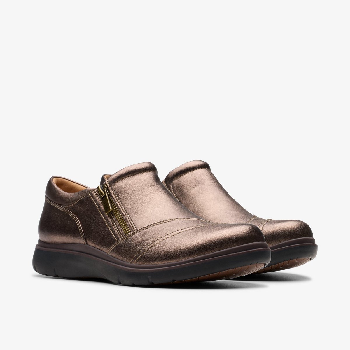 Обувь Clarks Womens Certina Pure Antique Brown Shoes 6 Medium — фото 8