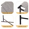 NicBex Handwoven Paper Rope Ottomans,Foot Rest Shoes Stools with Metal Legs for Entryway,Living Room,Bedroom,Office - 4 of 4