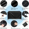 GARPROVM 90"L Garden Furniture Covers Large Outdoor Table Cover Waterproof Windproof Anti-UV - 3 of 4